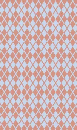 Classic Argyle - Apricot Contrast Rev Small