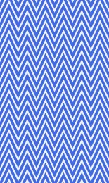 Chevron - White On Blue