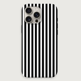 Vertical Lines - Black White