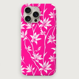 Tropical Floral 3 - Pink White