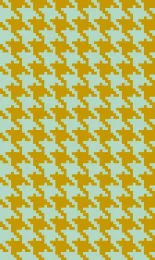 Classic Houndstooth - Sunshine Contrast
