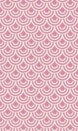 Classic Seigaiha - Blush Cream Rev