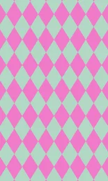 Classic Harlequin - Bubblegum Contrast Small