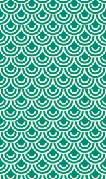 Classic Seigaiha - Jade Cream Rev
