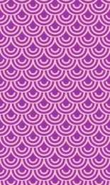 Classic Seigaiha - Orchid Contrast Rev