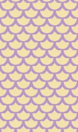 Classic Scallop - Lilac Contrast
