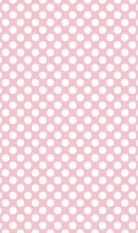 Polka Dots Big - Light Red White