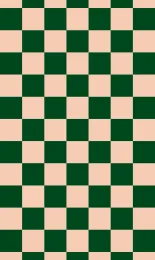 Classic Checkerboard - Forest Contrast