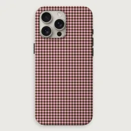 Gingham - Cognac Contrast Rev Small