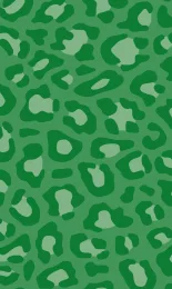 Leopard - Emerald Tonal