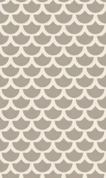Classic Scallop - Stone Cream Rev