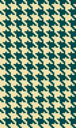 Classic Houndstooth - Teal Contrast