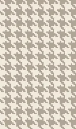 Classic Houndstooth - Stone Cream