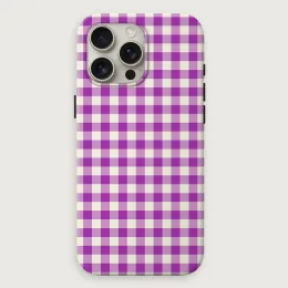 Gingham - Orchid Cream Rev