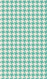 Classic Houndstooth - Seafoam Cream Small