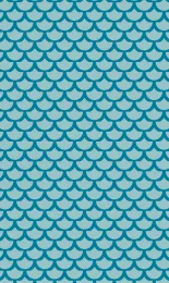 Classic Scallop - Azure Tonal Small