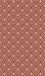Classic Seigaiha - Apricot Tonal