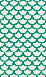 Classic Scallop - Jade Cream