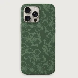 Tropical Floral 6 - Dark Green