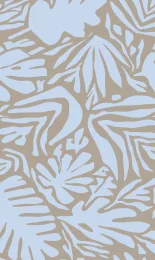 Cutout Leaf - Stone Contrast Rev