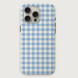 Gingham - Sky Cream Rev