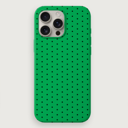 Polka Dots Small - Green Black