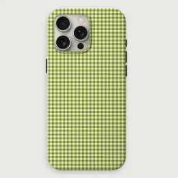 Gingham - Lime Cream Rev Small