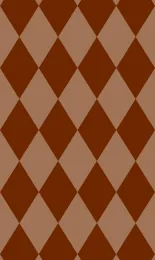 Classic Harlequin - Chocolate Tonal