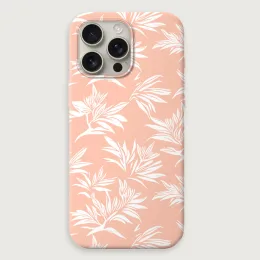 Tropical Floral 1 - Light Orange White