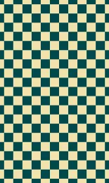 Classic Checkerboard - Teal Contrast Small
