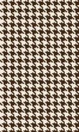 Classic Houndstooth - Cognac Cream Small