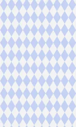 Harlequin - White On Light Blue