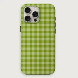 Gingham - Lime Tonal