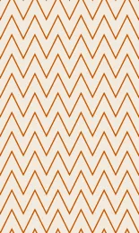 Zigzag Fine - Tangerine Cream