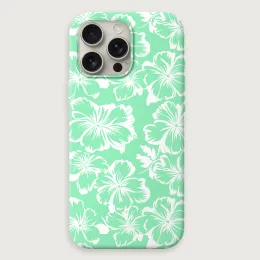 Tropical Floral 6 - Light Green White