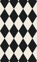 Classic Harlequin - Onyx Cream