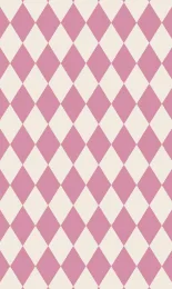 Classic Harlequin - Blush Cream Small