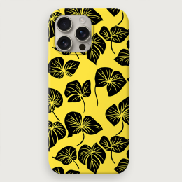 Tropical Floral 2 - Yellow Black