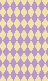 Classic Harlequin - Lilac Contrast Small