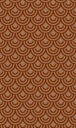 Classic Seigaiha - Chocolate Tonal
