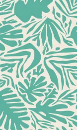 Cutout Leaf - Seafoam Cream