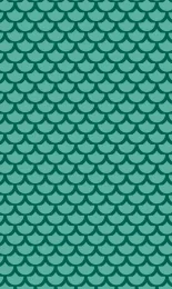 Classic Scallop - Seafoam Tonal Small