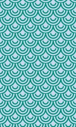 Classic Seigaiha - Jade Contrast