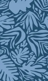 Cutout Leaf - Sky Tonal Rev