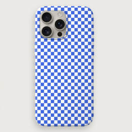 Checkerboard - Blue White