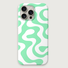 Ripples - Light Green White