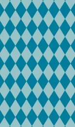 Classic Harlequin - Azure Tonal Small