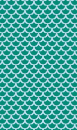 Classic Scallop - Jade Contrast Rev Small
