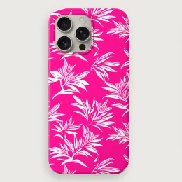 Tropical Floral 1 - Pink White