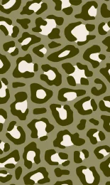 Leopard - Moss Cream